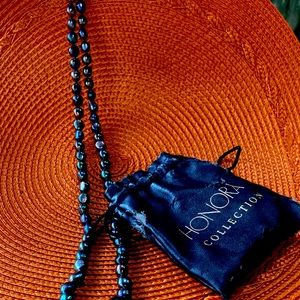 Black iridescent Honora Pearls